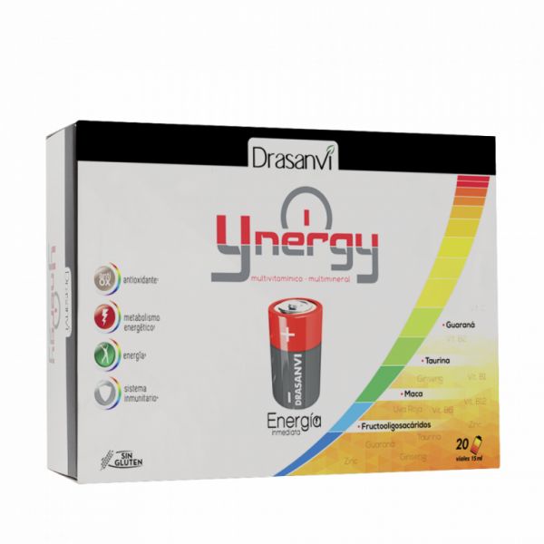 YNERGY ONMIDDELLIJKE ENERGIE 20X15ml injectieflacons