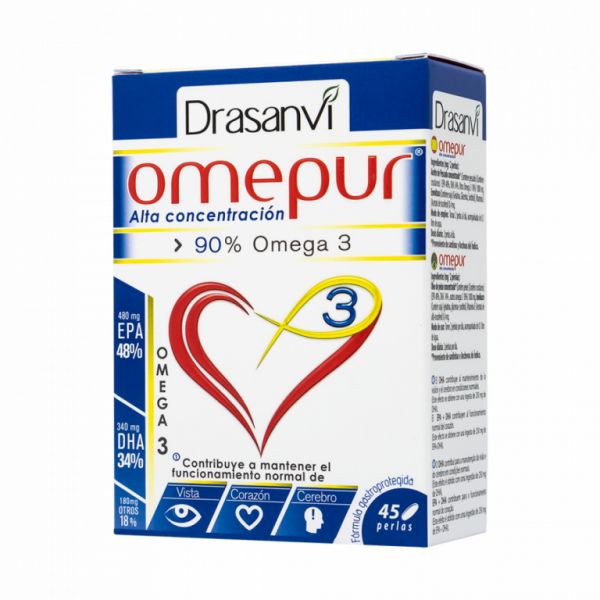 Omepur Alta Concentració Omega 3 45 Perles