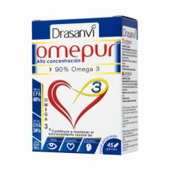 Comprar DRASANVI Omepur Alta Concentración Omega 3 45 Perlas Por 24,69€