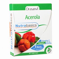 Buy DRASANVI Acerola 30 Capsules Nutrabasic  By 9,93€