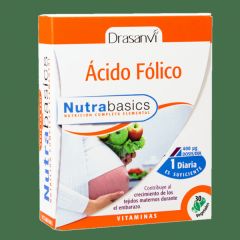 Buy DRASANVI Folic Acid 30 Capsules  Nutrabasic  By 7,42€