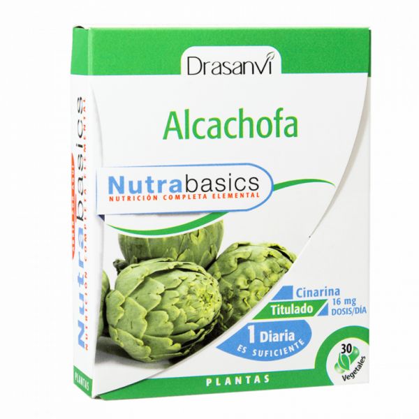 Alcachofa 30 Cápsulas Nutrabásics - DRASANVI