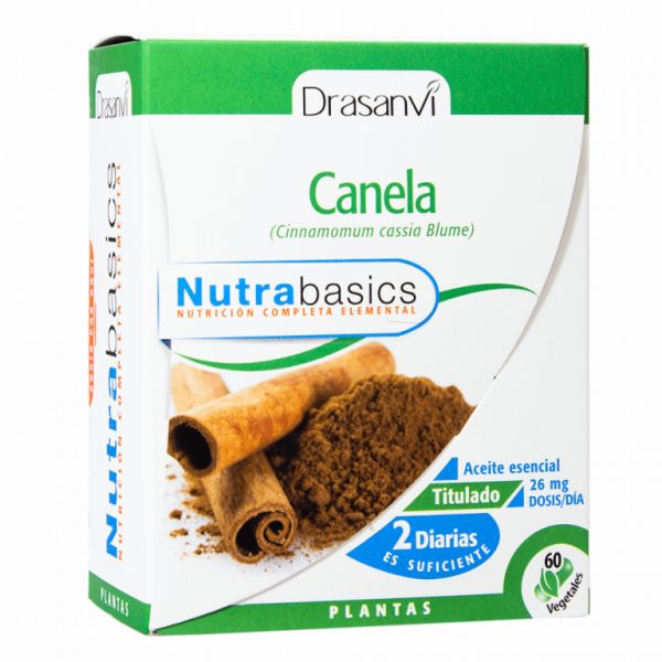 Canela 60 Cápsulas Nutrabásicas - DRASANVI