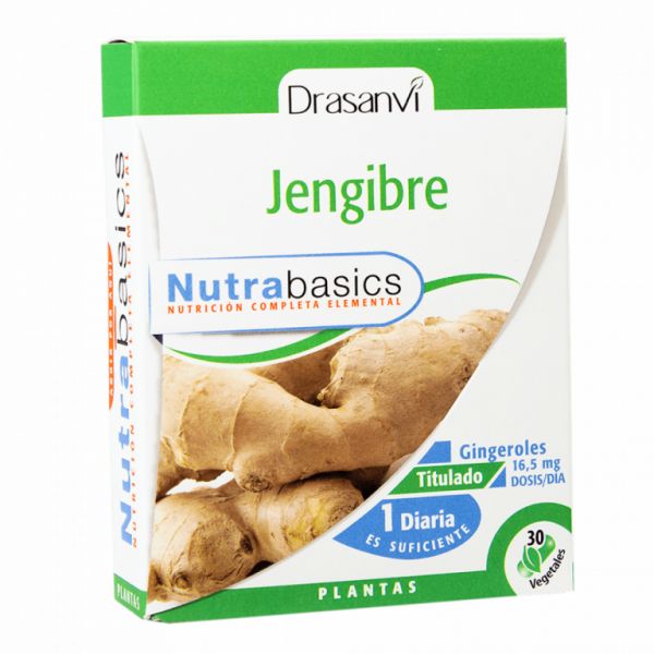 Gengibre 30 Cápsulas Nutrabasic - DRASANVI