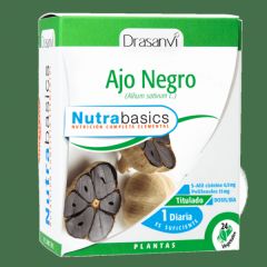 Buy DRASANVI Black Garlic 24 Capsules Nutrabásics By 14,31€