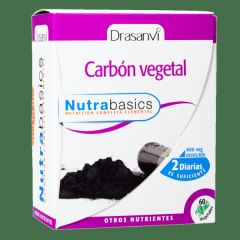 Comprar DRASANVI Carbó Vegetal 60 Càpsules Nutrabàsics Per 10,82€