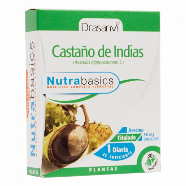 Castanha da Índia 30 Cápsulas Nutrabasic