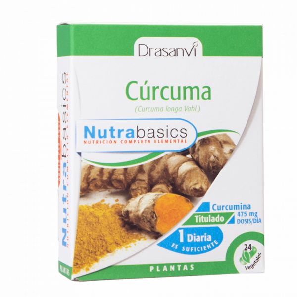 Cúrcuma 24 Cápsulas Nutrabasic - DRASANVI