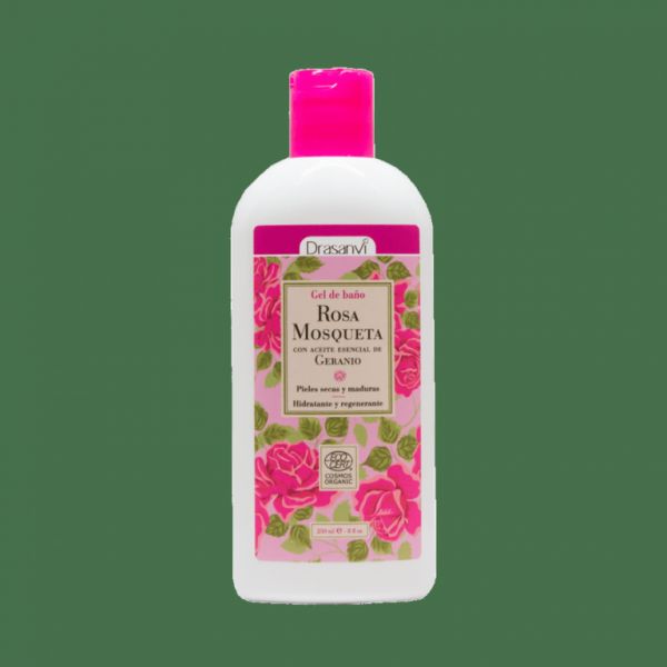 Ecocert Gel de Bain Rose Musquée Bio 250 ml