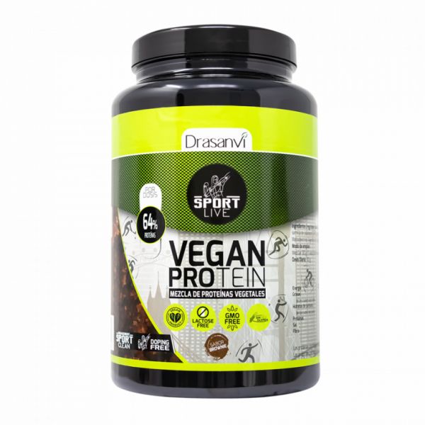 BROWNIE SMAK VEGETABILISKT PROTEIN 600 gr SPORT LIVE