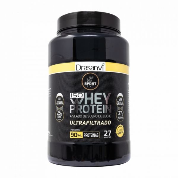 WHEY PROTEÏNE GEÏSOLEERDE VANILLE 800 gr SPORT LIVE