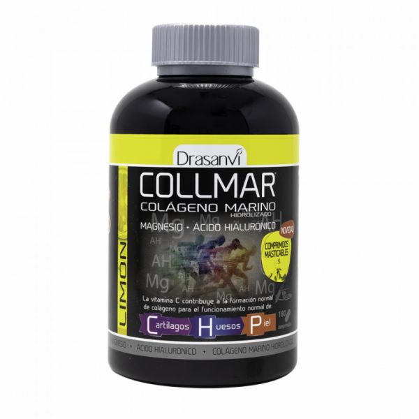 Collmar Col·lagen Marí Hidrolitzat Llimona 180 Comprimits Masticables