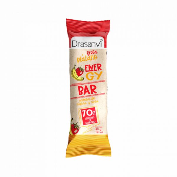 Barre énergétique Fraise Banane 40 g - DRASANVI