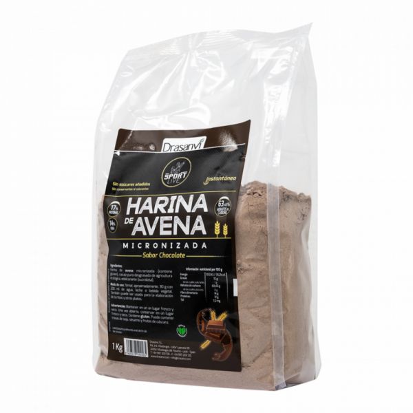 Farina Civada Sabor Xocolata 1Kg Sport Live