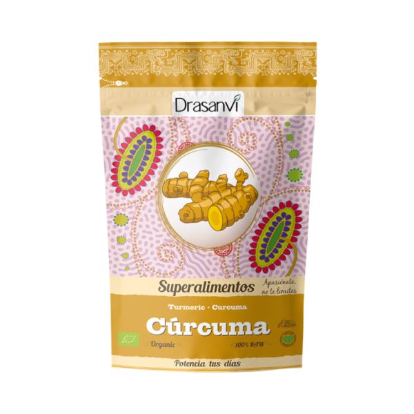 Turmeric Bio 150 g Doypack Superfoods - DRASANVI