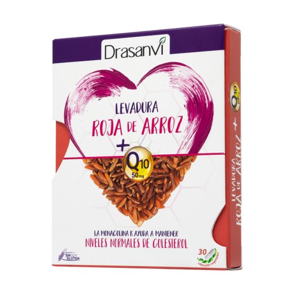 Jäst Red Rice CoQ10 30 kapslar - DRASANVI