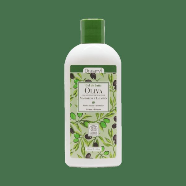 Gel da bagno all'olio d'oliva biologico Ecocert 250 ml