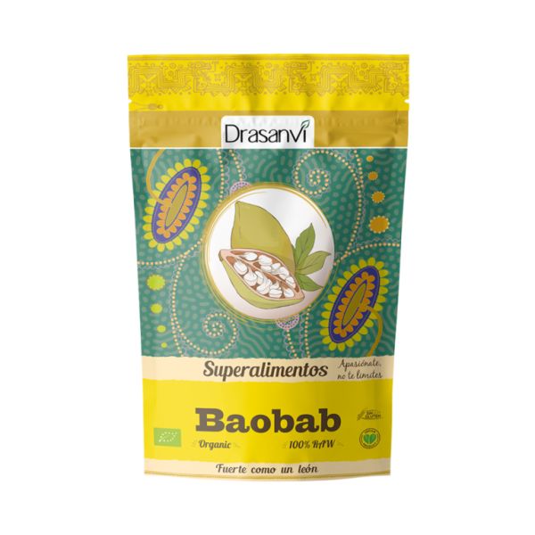 Baobab Bio 125 g Superfoods - DRASANVI