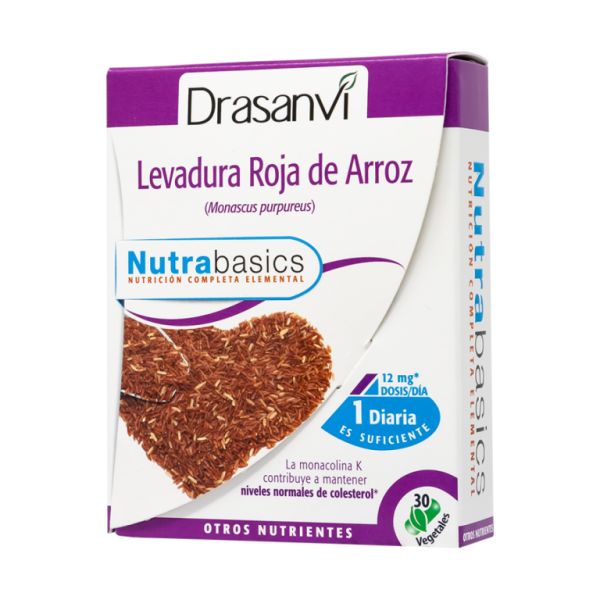 Levadura Roja Arroz 30 Cápsulas - DRASANVI