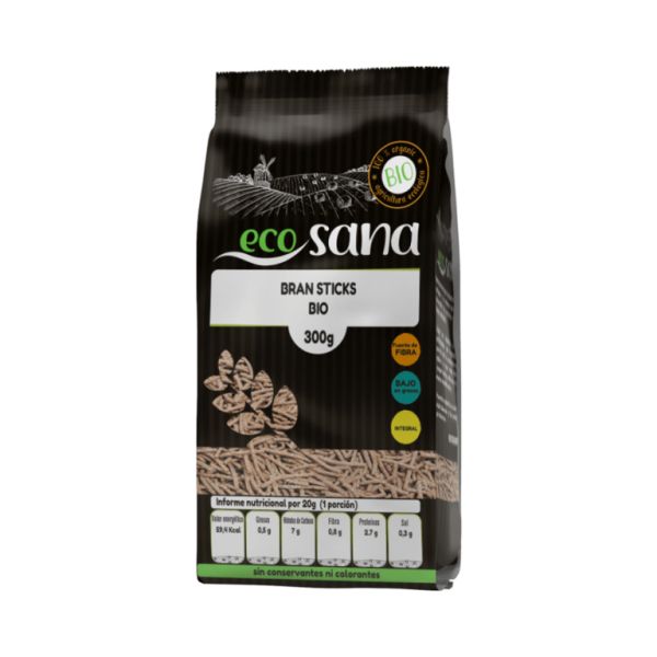 Palitos de Farelo Orgânico 300 g - ECOSANA