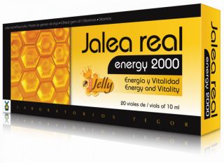 Comprar TEGOR ENERGY 2000 GELEA REIAL 20 Vials Per 25,85€