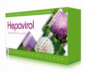 Comprar TEGOR HEPAVIROL 60 Caps Por 15,55€