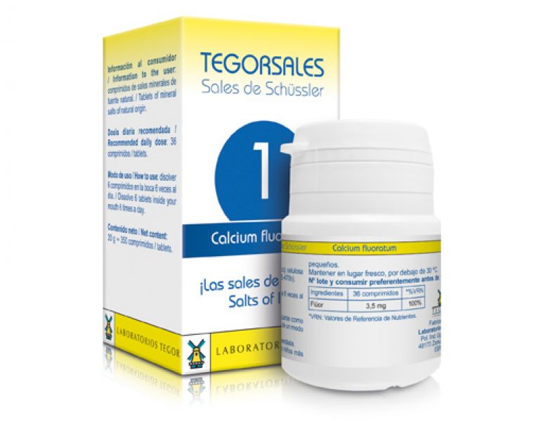 TEGORSALES 1 CALCIUM FLUORATE 350 Tablets - TEGOR