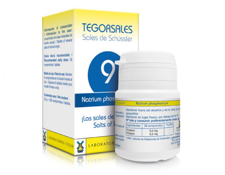 TEGORSALES 9 NATRIUMPHOSPHAT 350 Tabletten - TEGOR