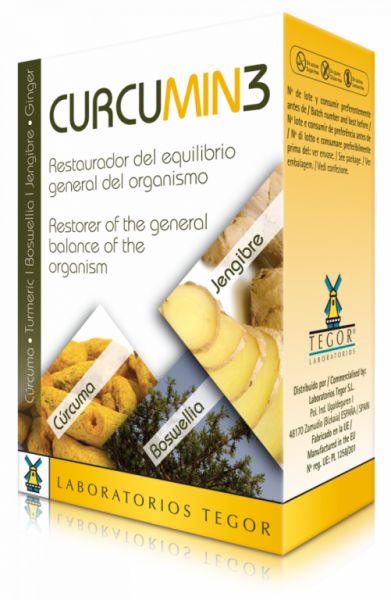 CURCUMIN 3 30 Comp - TEGOR