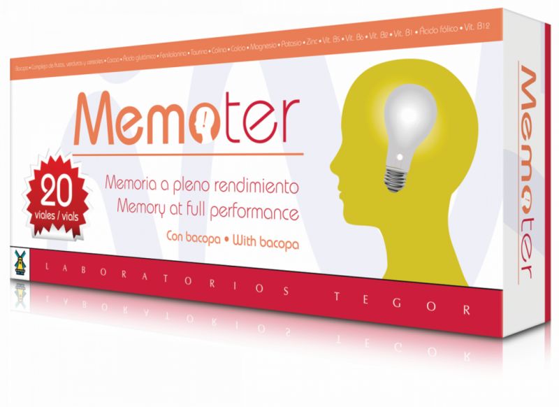 MEMOTER AMB BACOPA 10 ml x 20 Vials - TEGOR