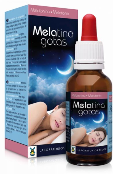 GOUTTES DE MÉLATINE 30ML - TEGOR