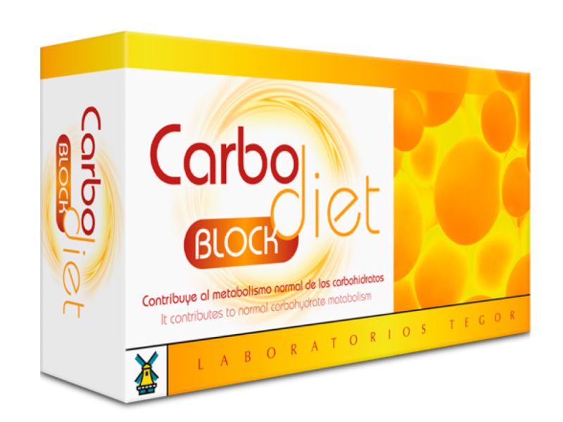 Blocco di carboidrati 60 capsule - TEGOR