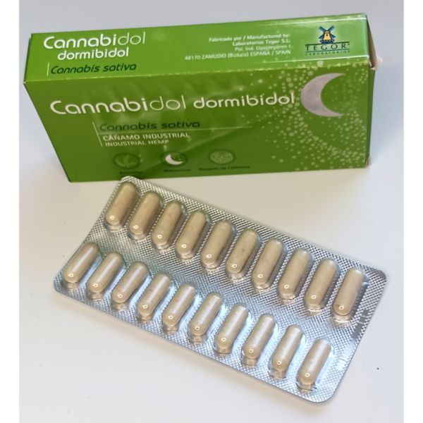 CANNABIDOL DORMIBIDOL 40 CAPSULAS - TEGOR Img 3