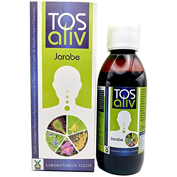 TosAliv jarabe 200 ml. ¡Pon freno al resfriado!