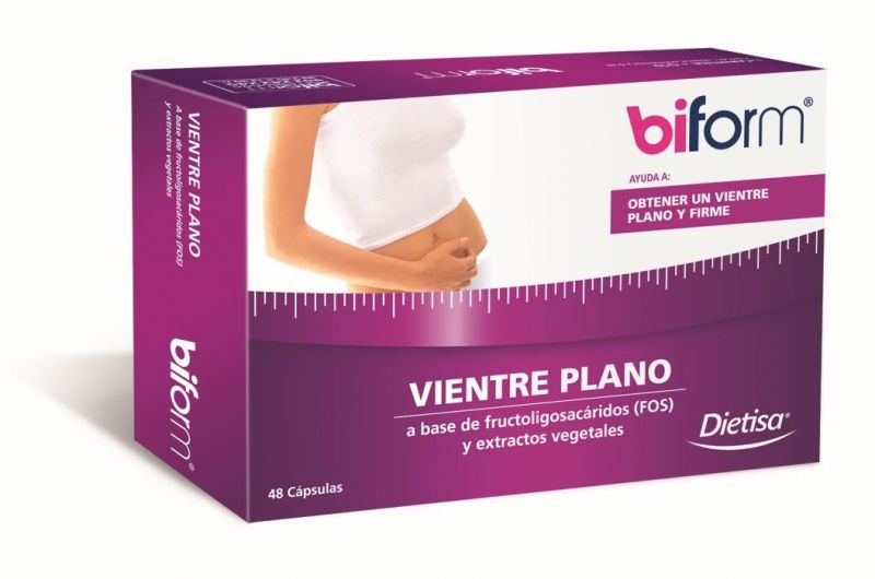 Platte buik 48 capsules - BIFORM