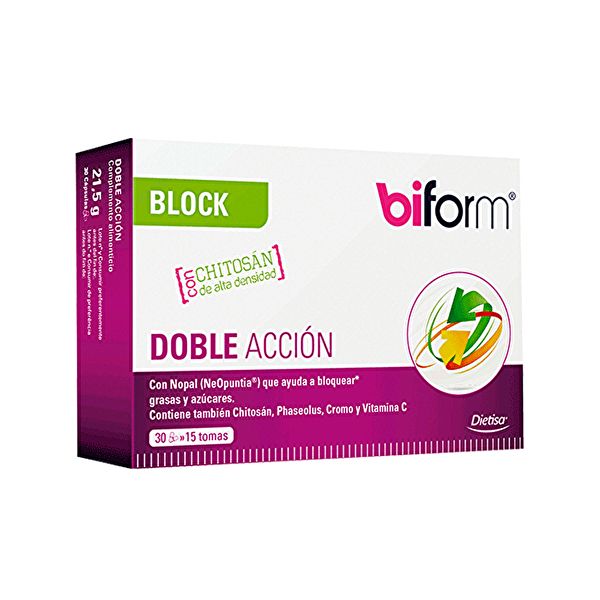 Block Doble Acció 30 Càpsules - BIFORM