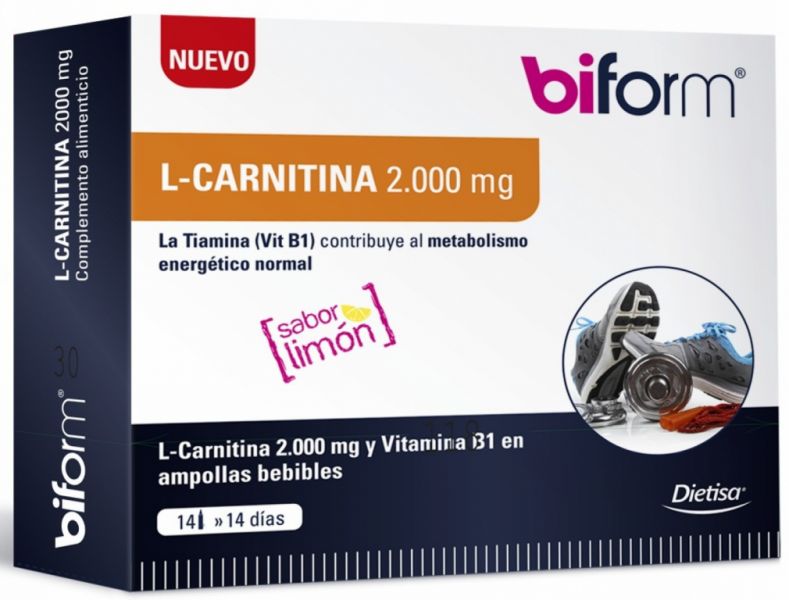 L Carnitine 2000 mg 14 injectieflacons X 10 ml