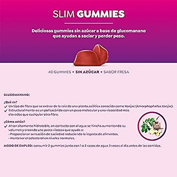 SLIM GUMMIES 40 gomas - BIFORM Img 4