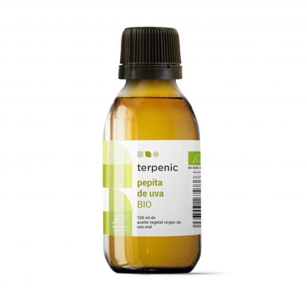 ÓLEO VEGETAL BIO VIRGEM DE SEMENTE DE UVA 100ml