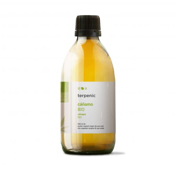 BIO MAAGDENHENNEP PLANTAARDIGE OLIE 500ml