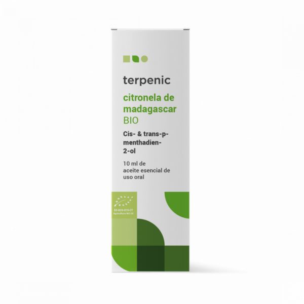 BIOLOGISCHE MADAGASCAR CITRONELLA ESSENTIËLE OLIE 10ml