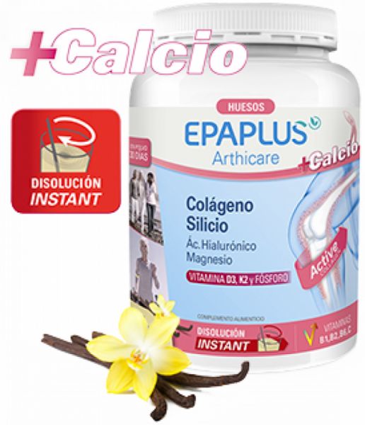 Colágeno Silicio Ácido Hialurónico y Magnesio Sabor Vainilla