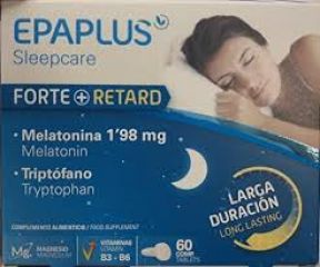 Buy EPAPLUS Melatonin Forte Retard 1.98 mg 60 Tablets From From 17,11€