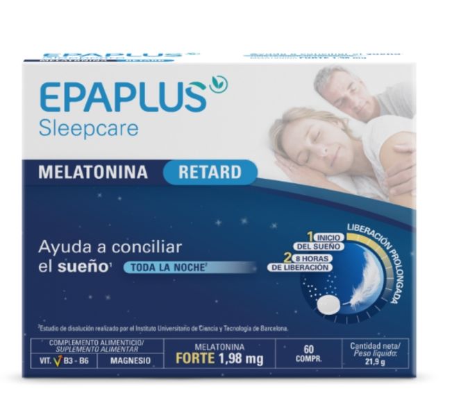 Sommeil Mélatonine Retard 60 Comprimés - EPAPLUS