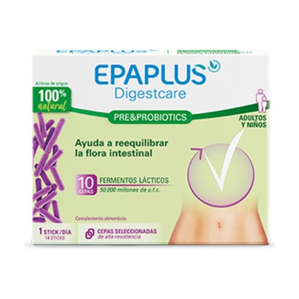 Digestcare Pré et Probiotiques 7 Sticks - EPAPLUS