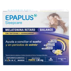 Kopen EPAPLUS Slaap Melatonine Retard Balance 60 tabletten Van Van 20,07€