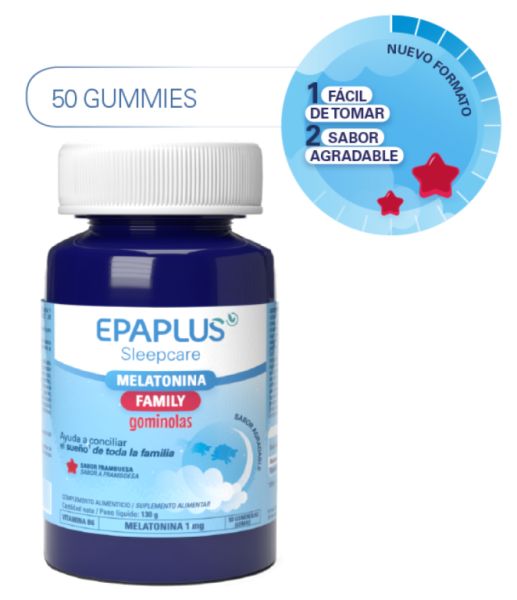 Gomas de Melatonina para dormir 50g - EPAPLUS