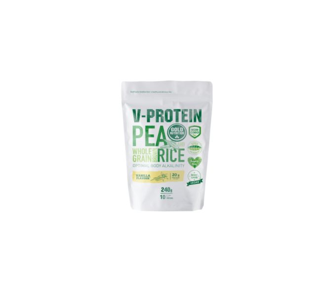 V-Protein Vainilla 240 g - GOLD NUTRITION