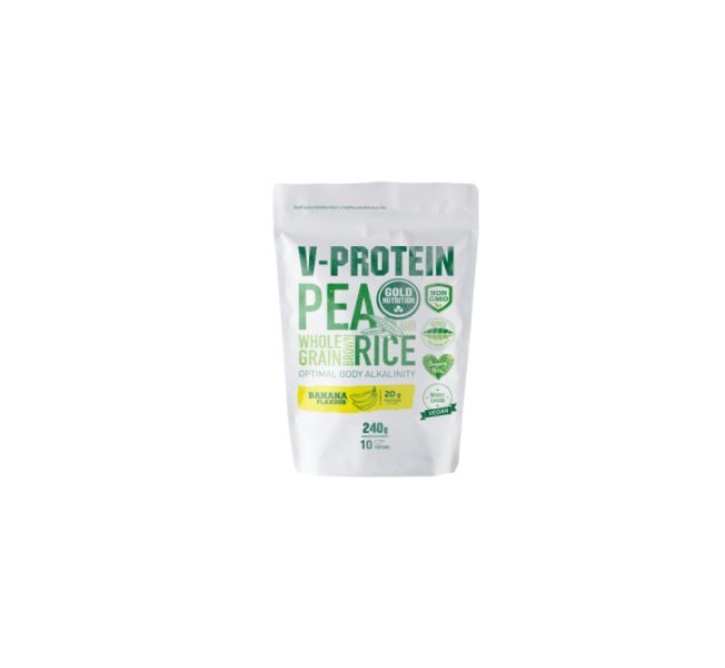 Banana V-Protein 240 g - GOLD NUTRITION