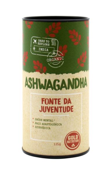 Ashwagandha em pó 125g - GOLD NUTRITION